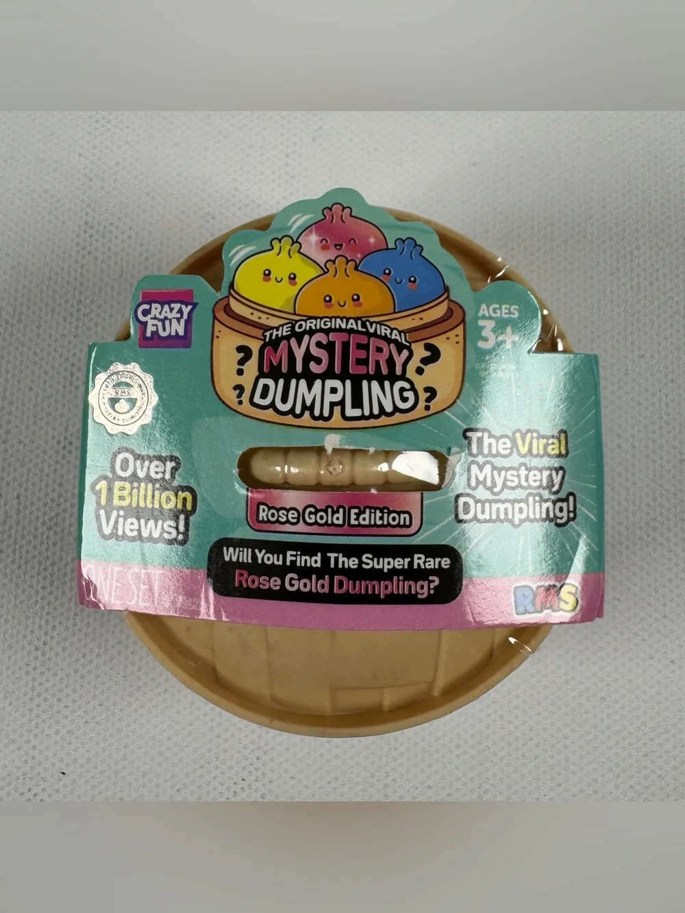 Viral RMS Mystery Squishy Dumpling Rose Gold Mini BRAND NEW
